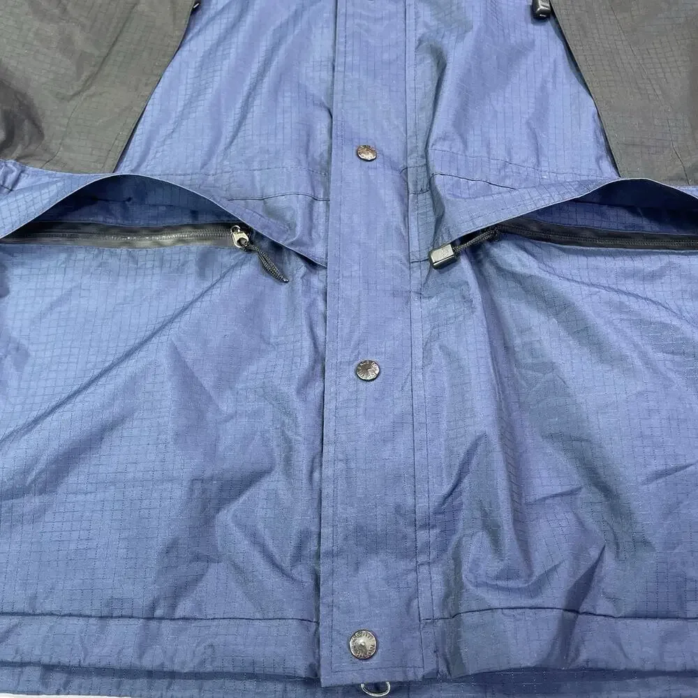 The North Face Mens Summit Series Goretex Waterproof Hooded Jacket Blue Sz XXL